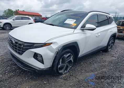 2022 Hyundai Tucson Limited z USA, uszkodzony, nr VIN 5NMJECAE6NH158917